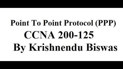 Wan Protocols PPP and HDLC