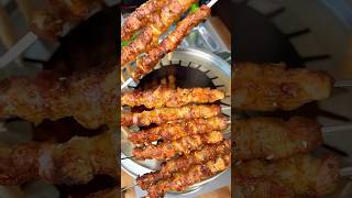 Vertical Grill Skewer Cooking Setup For Even And Flavorful Barbecue