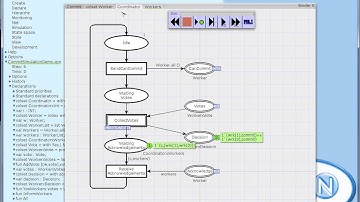 Demonstration of simulation in CPN Tools