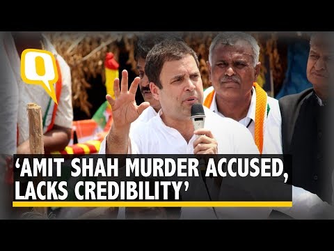 Amit Shah Is a Murder Accused, He's Not Credible: Rahul Gandhi