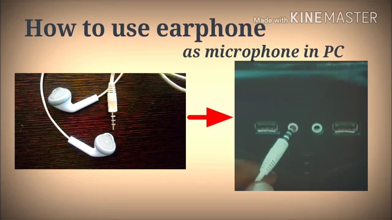 How to use earphone as microphone in PC or Laptop how to use earphones as microphone in