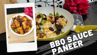 how to make BBQ sauce Paneer... paneer tossed in Barbecue sauce...