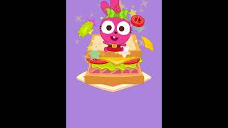 Learn making tasty sandwiches with Purple Pink | Papo Games screenshot 2