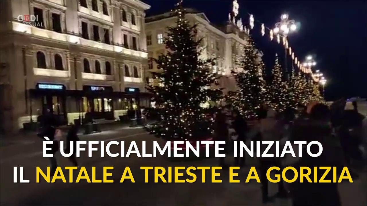 Trieste Natale Immagini.Luminarie A Trieste Opicina E Gorizia Il Natale E Ufficialmente Iniziato Youtube