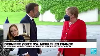 Départ d'Angela Merkel : Emmanuel Macron reçoit la chancelière pour la dernière fois