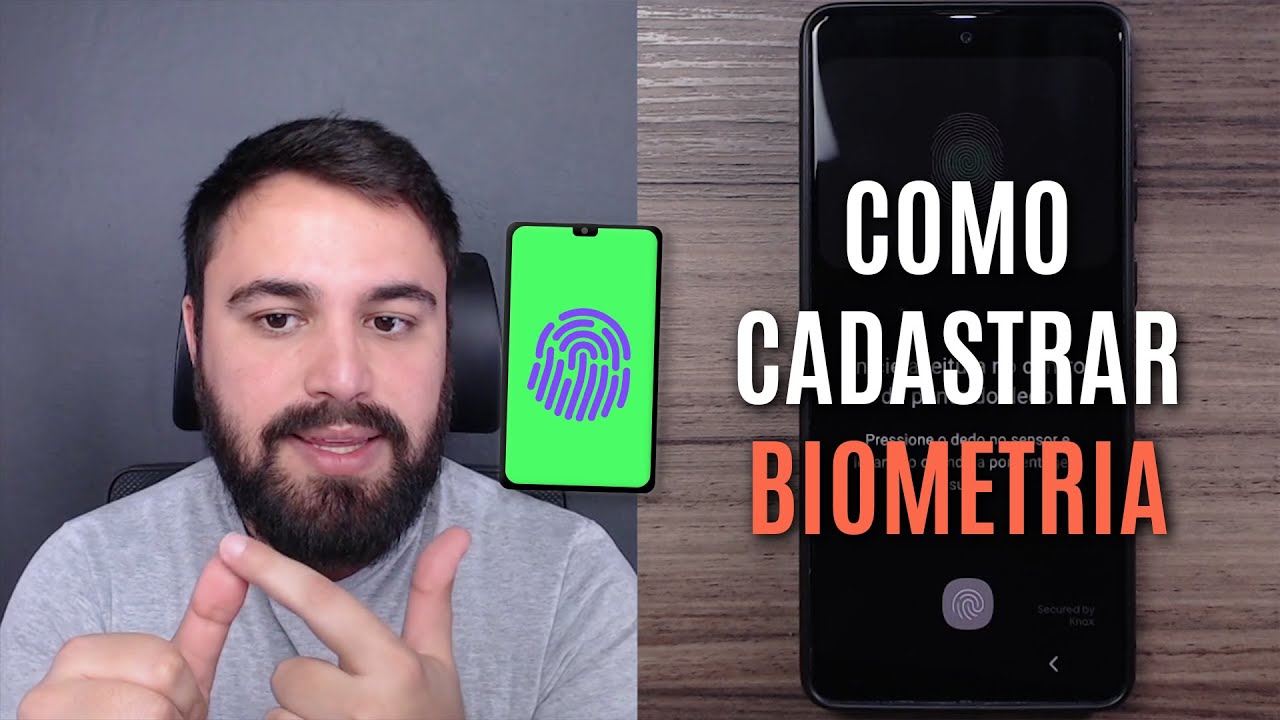 COMO CADASTRAR A BIOMETRIA PARA DESBLOQUEAR O CELULAR POR IMPRESSÃO ...