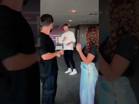 غيث مروان و سارة الورع يلتقيان مع مستر بيست ترند سارة عصام الورع غيث مروان نارين بيوتي بيسان