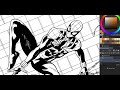  coloring the 2nd best spiderman costume sensational spidermanben reilly drawn by gavin guidry