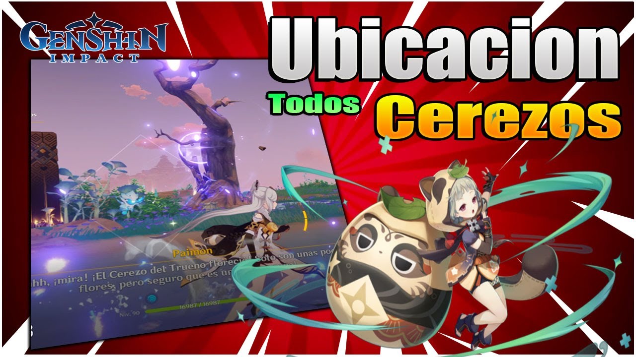 UBICACION DE LOS 5 (CEREZOS DE