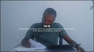 Day 28 of Self-Studying the Master MAE in Sustainable Corporate Management (SCM) at IAE Nancy