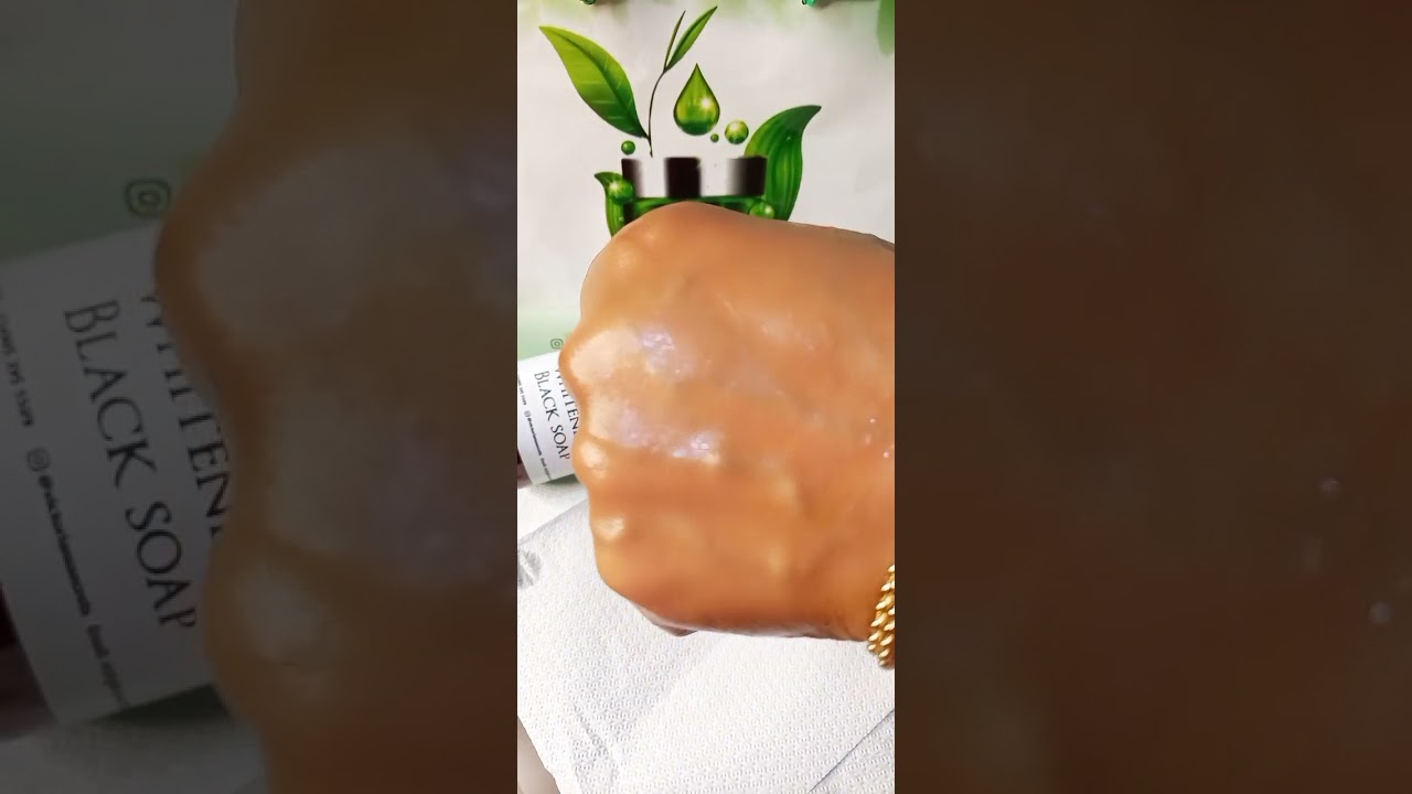 clear dark knuckles in 3 days with this exfoliating magic black soap. 