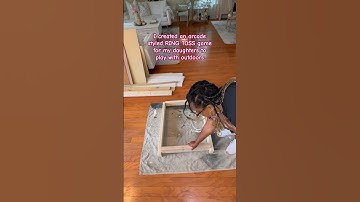 I built an arcade styled #diy Ring Toss game for outdoors #howto #outdoorgames #diyprojects #diyhack