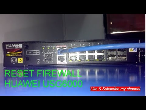 How to Reset Huawei firewall USG6000| technology| server|internet| huawei | Computer