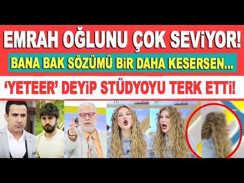 Emrah ve oğlu Tayfun konusunda yorumcular kavga etti! Selen Görgüzel yayını terk etti!