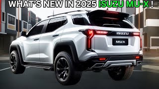 2025 ISUZU MU-X Revealed : What's New in 2025 ISUZU MU-X
