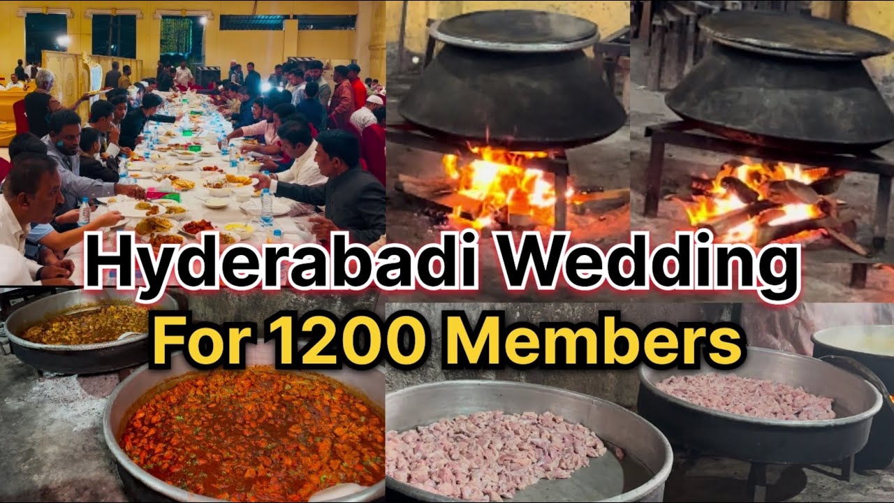 Hyderabad ki Dawat ka Khaana | Preparation for 1200 Members | New menu Items