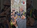 ANC president Cyril Ramaphosa applauds voter enthusiasm