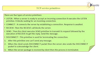 TCP Service Primitive