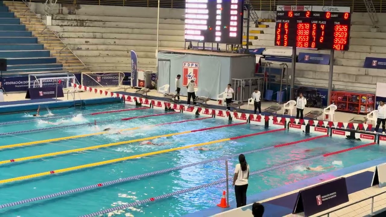 Nacional absoluto PL 2025 100m espalda Final B