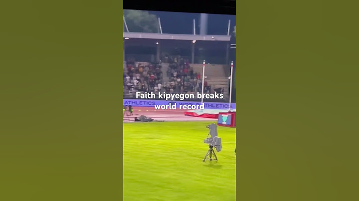 Faith kipyegon breaks world record#its a world record😭