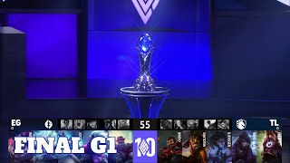 EG vs TL - Game 1 | Final LCS 2022 Lock In Playoffs | Evil Geniuses vs Team Liquid G1 full game