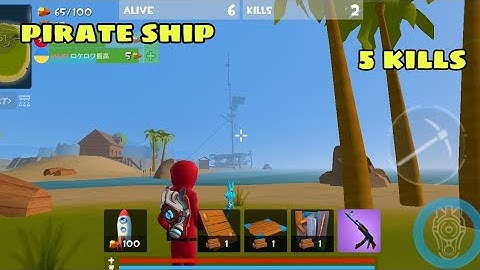 Rocket royale gameplay || pirate ship event + 5 kills || find the treasure 🤯