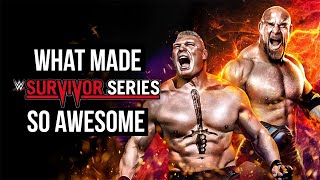 What Made Survivor Series 2016 So Awesome?