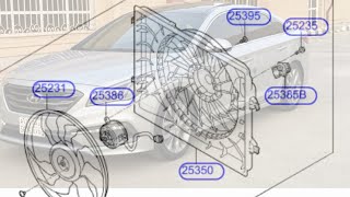 تغيير مروحة سوناتا ٢٠١٦،٢٠١٧ , RADIATOR COOLING FAN Sonata 2017