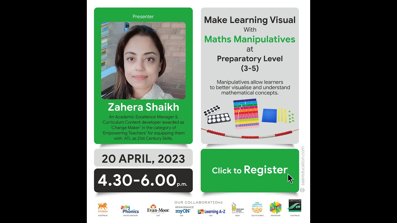 Professional Development Session Math's Manipulative YouTube