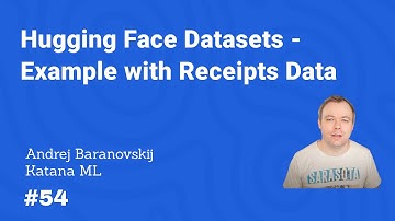 Hugging Face Datasets - Example with Receipts Data