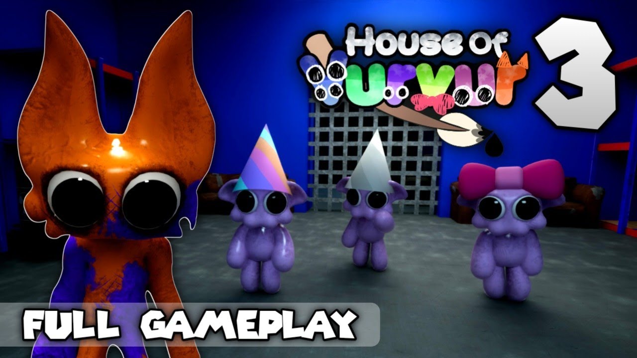 HOUSE OF VURVUR 3 - FULL GAMEPLAY (New Banban Fangame)