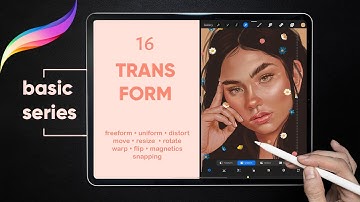Ep. 16 | Transforming in Procreate | Procreate Basic Series by Haze Long