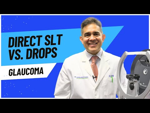 Open Angle Glaucoma Treatment: Eye Drops vs. DSLT