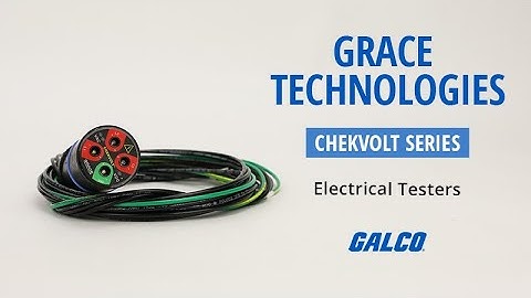 Grace Technologies ChekVolt Series Electrical Testers | Galco