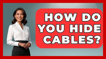 How Do You Hide Cables? - NextGen Viewing and Audio