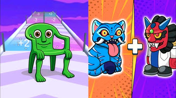 Brainbot Merge Battle🆚Brainzoot Merge:Monster War - All Levels Walkthrough Gameplay Android & iOS