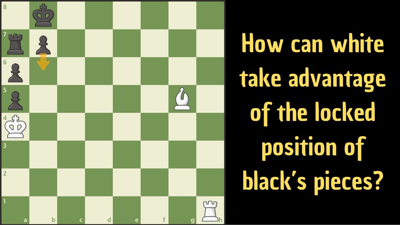 Чтобы выиграть, играя белыми, вам нужно взять черную ладью!