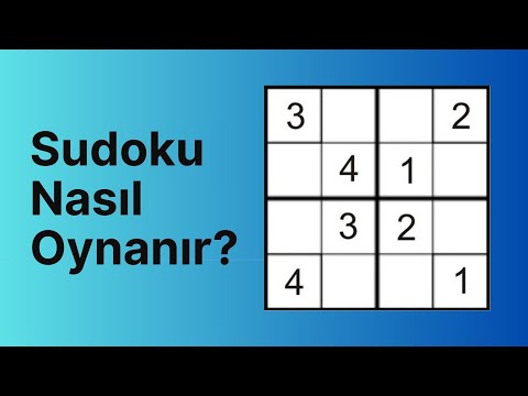 Sudoku Nasıl Oynanır? - Sudoku Örnek Çözümü