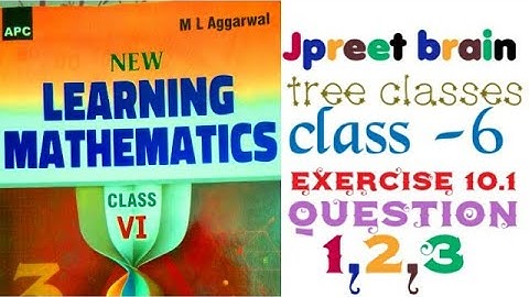 class 6 ml aggarwal  #math chapter 10 data handling exercise 10.1 Question 1 question 2 question 3