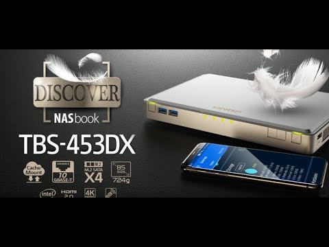 QNAP TBS 453DX 4 Bay SSD NAS featuring 10Gbe, HDMI 2 0a, Intel J4105 CPU, DDR4