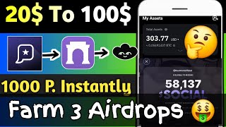 Bonus 20$ To 30$ Instant😉 Farm 3 Airdrops 🔥Phaver Level 2 😎 Social Token Airdrop🚨Farcater Farm Trick