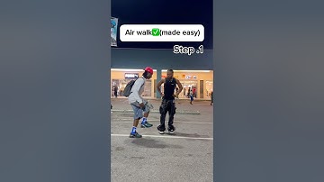 Air walk made easy🤯✅ #funk #remix #airwalk #tutorial #dance #shortsfyp #slickback