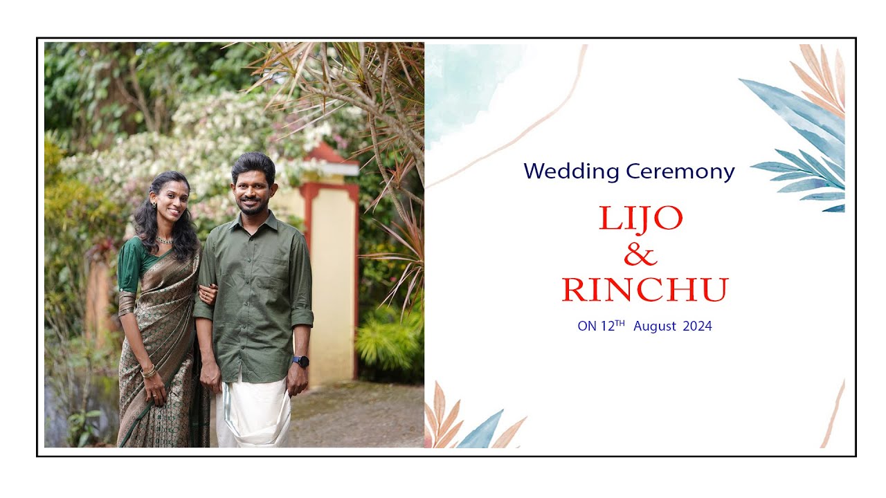 Wedding Ceremony of LIJO and RINCHU