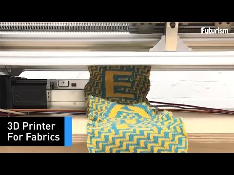 This Machine 3D Prints Knitted Fabrics