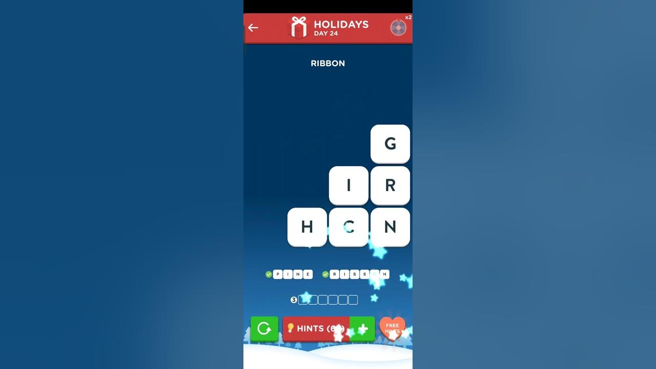 Wordbrain 2 Holiday Event Day 24 2022 Answers YouTube