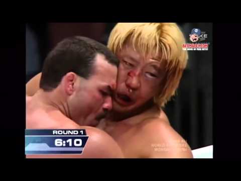 BRUTAL Fight - Don Frye vs Yoshihiro Takayama - Pride FC - BetMatey.com