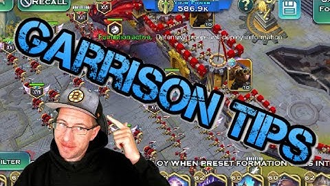 Garrison Tips! - Improve Your Defense! - Art of Conquest