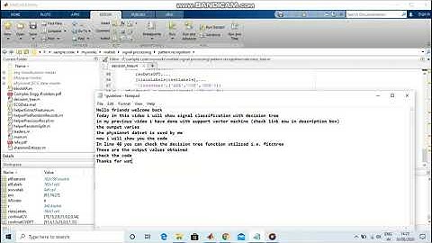 Ecg Signal classification with decision tree MATLAB