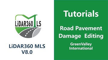 Road Pavement Damage Analysis | 3.Road Pavement Damage  Editing LiDAR Software Tutorial