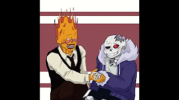 Sansby Across The Multiverse Undertale AU S Of Sans And Grillby 